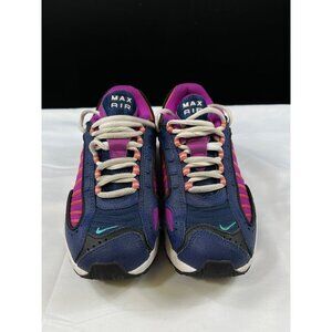 Nike Girls Blue and pink Air Max Running Shoes Size 4 SKU 7301